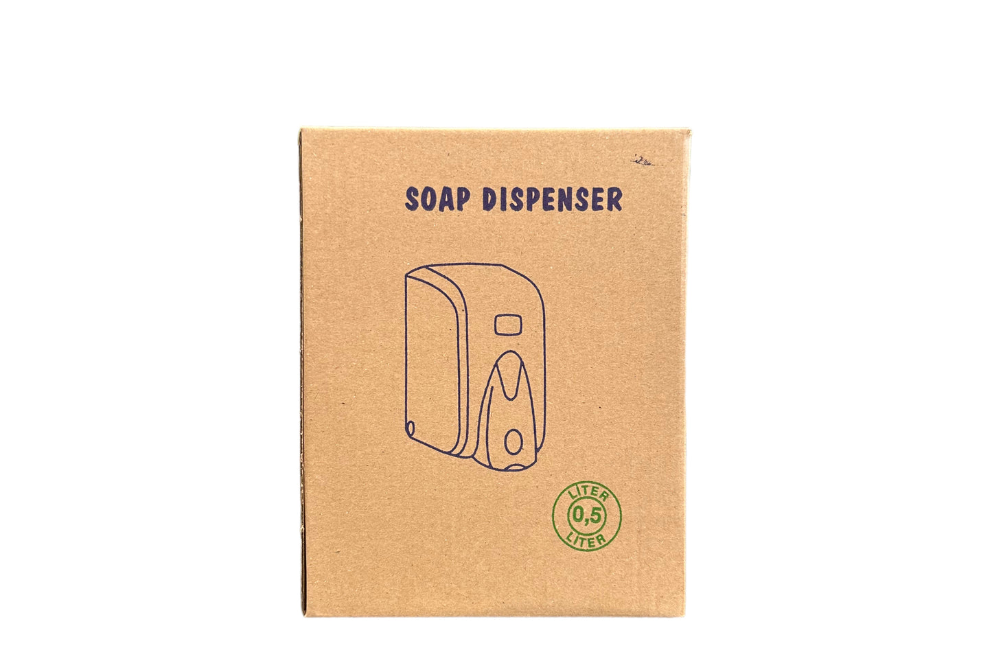 Seifenspender, Seifencremespender 500 ml in elegantem Schwarz, Wiederbefüllbar