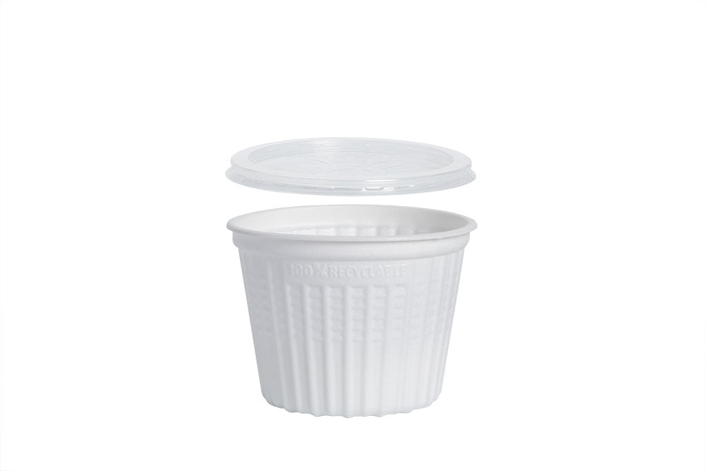 Airpac SOUP'S, Suppen Schale aus Kunststoff, 500 ml, weiß, Microwellengeeignet, Tiefe 85 mm, ⌀115 mm