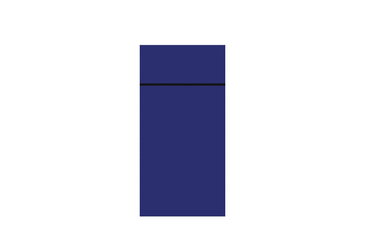 Bestecktasche, Duniletto® Slim, Dunisoft Bio, dunkelblau, 40 x 33 cm