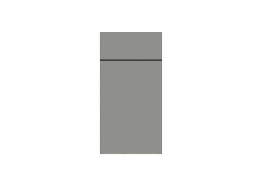 Bestecktasche, Duniletto® Slim, Dunisoft Bio, granit grau, 40 x 33 cm
