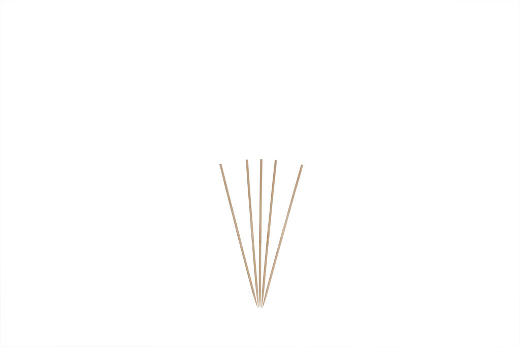 Bio Schaschlik- Bambus-Holzspieß, Einweg, Holz, 20 cm Länge, ⌀ ca. 3 mm