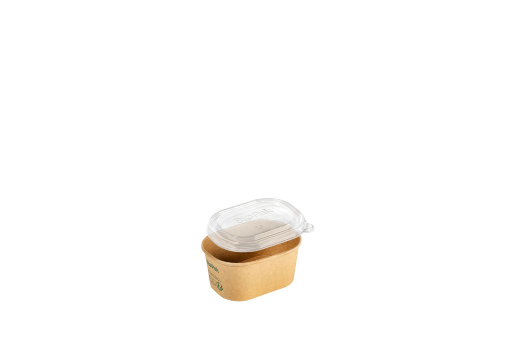 Bio Pak Brick Box, Größe Mini, ungeteilt, braun, FSC™ zertifizierter Karton, 250 ml, 108 x 80 x 50 mm