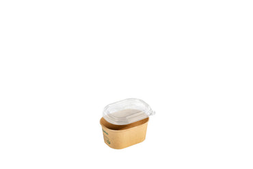 Bio Pak Brick Box, Größe Mini, ungeteilt, braun, FSC™ zertifizierter Karton, 250 ml, 108 x 80 x 50 mm