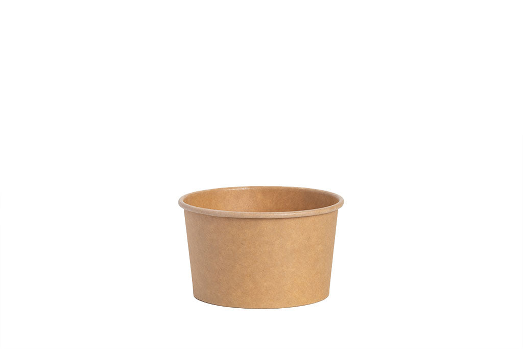 Eisbecher, "naturesse", FSC-zertifiziert, unbedruckt, braun, 340 ml, Höhe 60 mm, Ø 105 mm