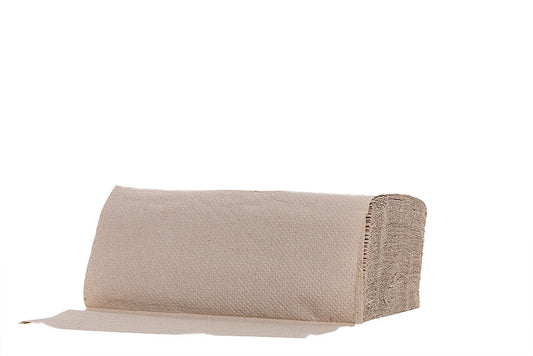Falthandtücher, Papier-Handtücher "Top", V-Falz, grau/braun, 1lagig, 25 x 23 cm, 4.000 Stück