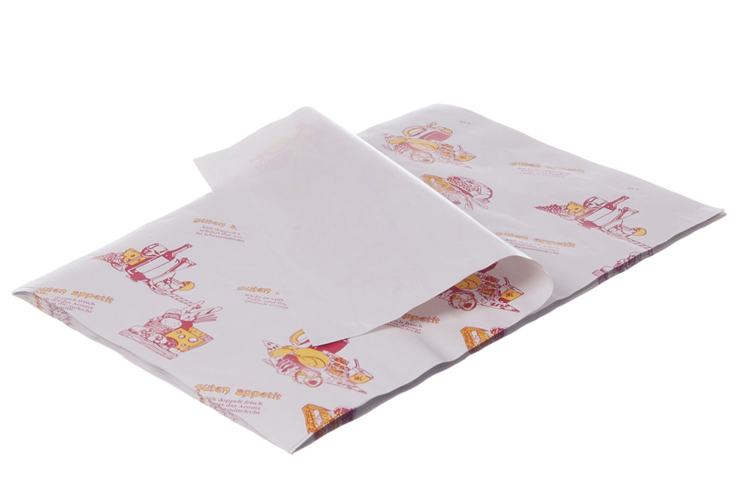 Frischpack Papier; Metzger Papier, für Fleisch und Käse, "Guten Appetit", 1/4 Bogen, 37x50 cm, 12,5 Kg