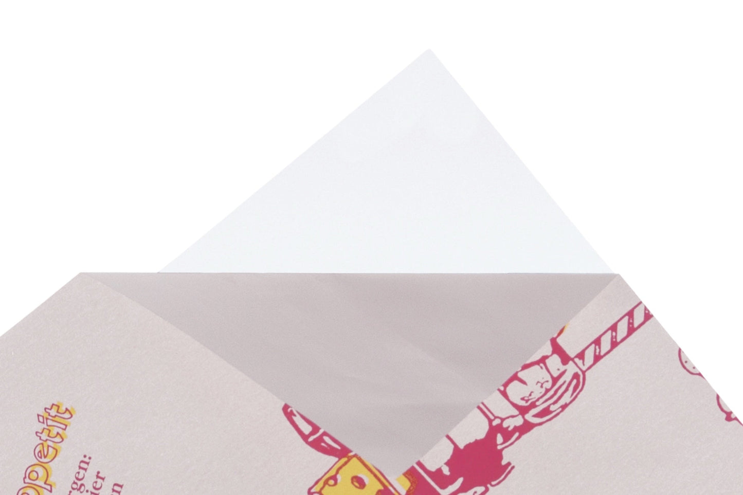 Frischpack Papier; Metzger Papier, für Fleisch und Käse, "Guten Appetit", 1/4 Bogen, 37x50 cm, 12,5 Kg