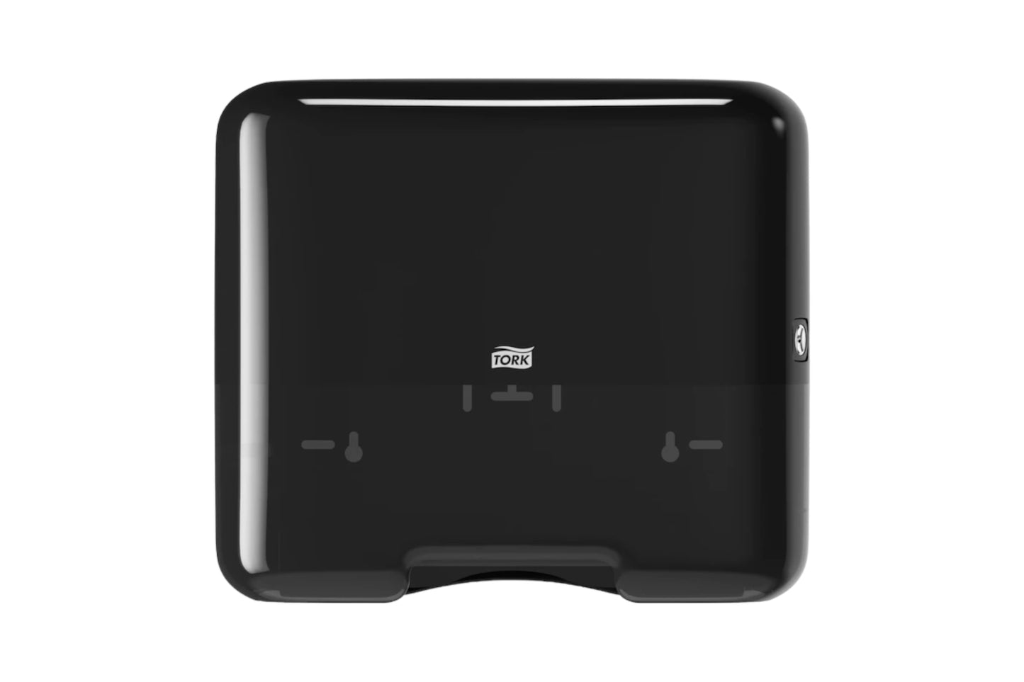 TORK Mini-Papierhandtuchspender für Zickzack-Handtücher, Elevation H3, Classic Mini, schwarz, Kunststoff