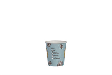 Kaffeebecher, Coffee to go Becher, Pappbecher, "Topline", Inhalt markierbar, 180ml, 7oz, ⌀73mm