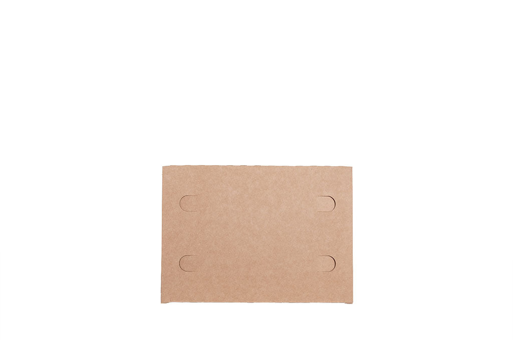 Mealbox, Menübox, "All Natural", Kraft-Papier, braun, ohne Kunststoff, fettdicht, 1000ml, 200 x 140 x 50 mm