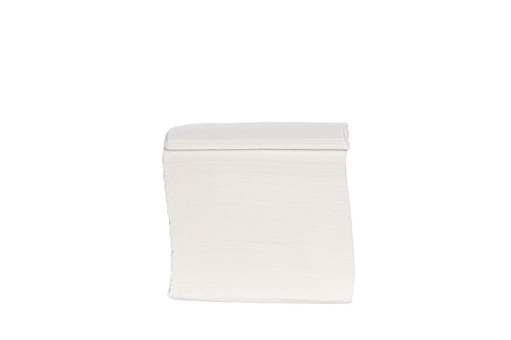 weiße geprägte Papierservietten 1-lagig 33×33 cm 1/4-Falzung für Gastronomie Imbiss Catering