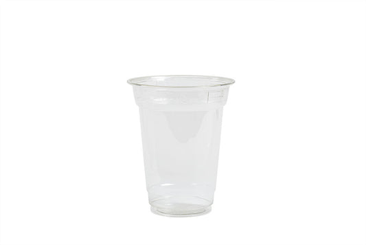 Smoothie Becher, Clear Cup, Kunststoffbecher (rPET), glasklar, 300ml, 12oz, 116mm x ⌀95mm