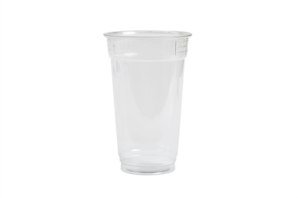Smoothie Becher, Clear Cup, Kunststoffbecher (rPET), glasklar, 500ml, 20oz, 150mm x ⌀95mm