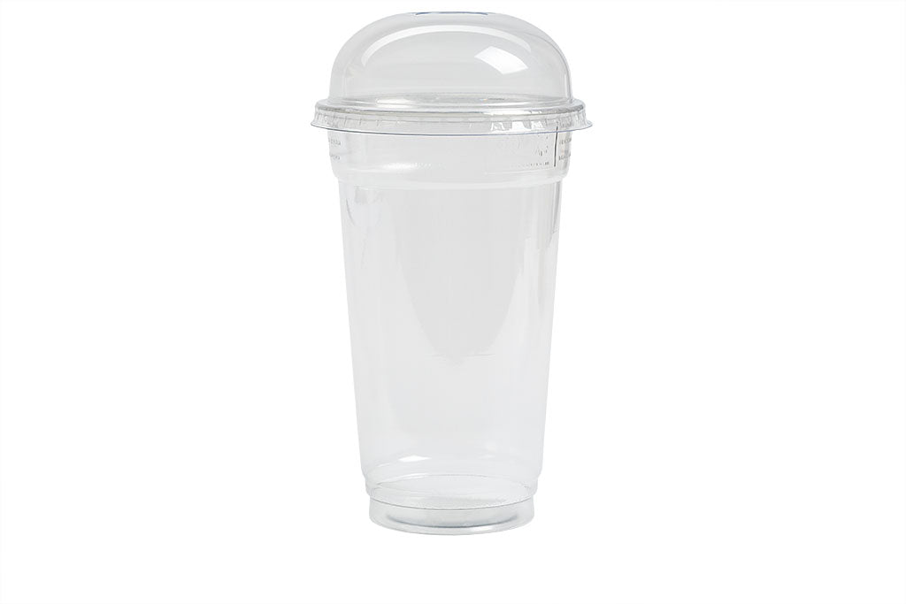 Smoothie Becher, Clear Cup, Kunststoffbecher (rPEt), glasklar, 500ml, 150mm x ⌀95mm