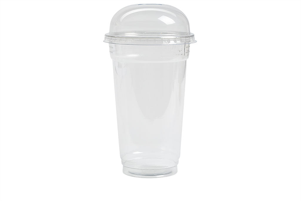 Smoothie Becher, Clear Cup, Kunststoffbecher (rPET), glasklar, 500ml, 20oz, 150mm x ⌀95mm