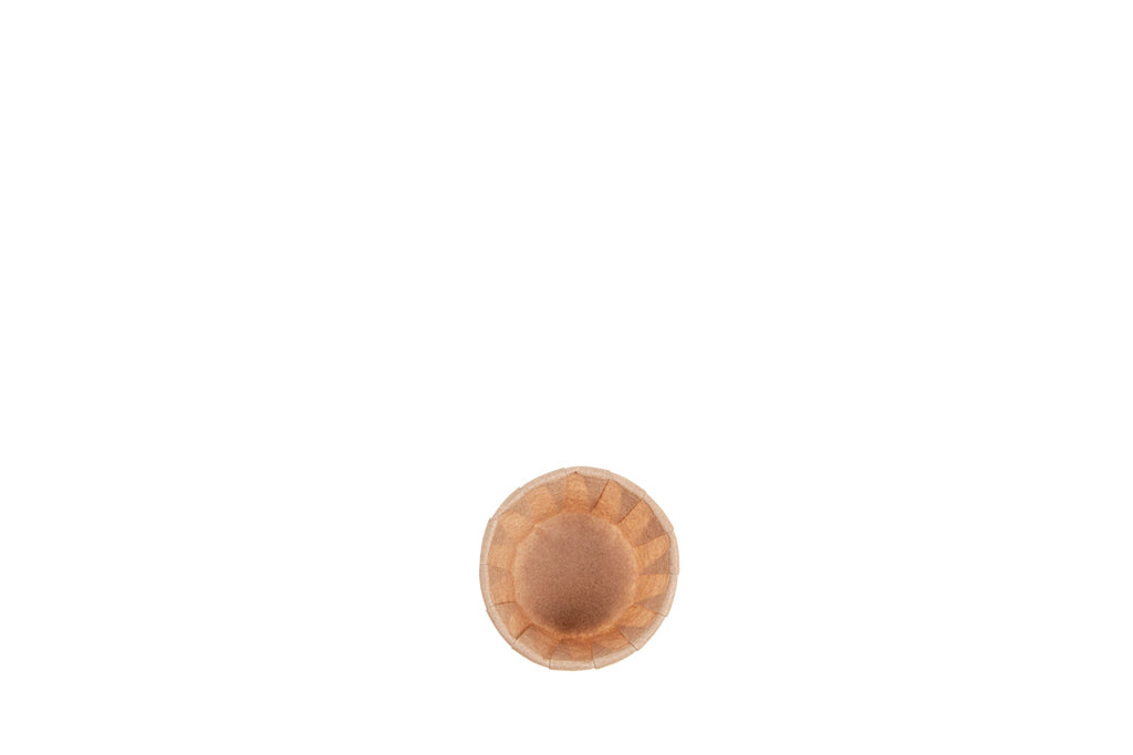 Soßen- und Dippbecher, Pergament Papier, braun, 30 ml, rund, ⌀ 4,4 cm, Höhe 2,7 cm