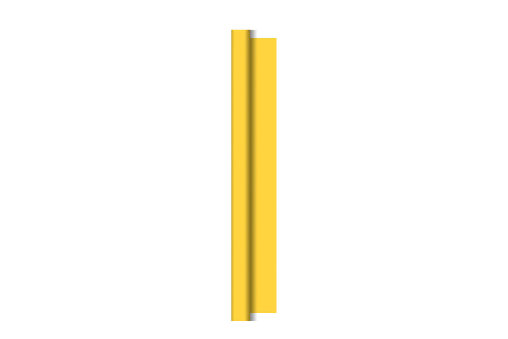 Tischdeckenrolle, Dunicel®, Vlies mit hoher Blickdichte bei 110g/m², Gelb, 1,18 m breit, 10 m lang