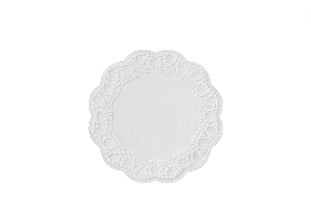 Tortenspitzen, Spitzenpapiere, weiß, rund, Ø26 cm