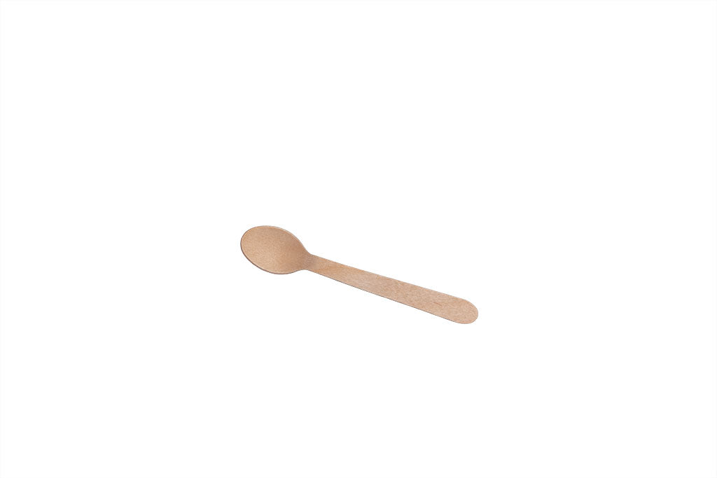 Bio Kaffeelöffel, Espressolöffel, Eislöffel, Holz, Einweg, 11 cm Länge