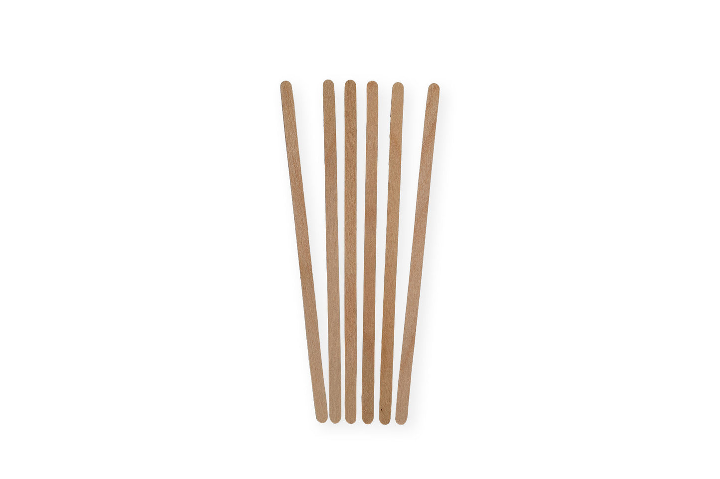Bio Rührstäbchen aus Holz für Kaffee und Espresso, Einweg, 14 cm x 0,5 cm