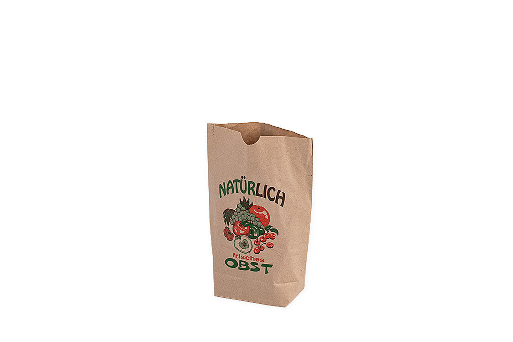 Bodenbeutel, Motiv Obst, reißfest bis ca. 2 Kg, Typ 218, 22,5 x 31 cm
