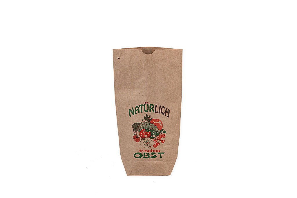 Bodenbeutel, Motiv Obst, reißfest bis ca. 2,5 Kg, Typ 219, 22 x 37 cm