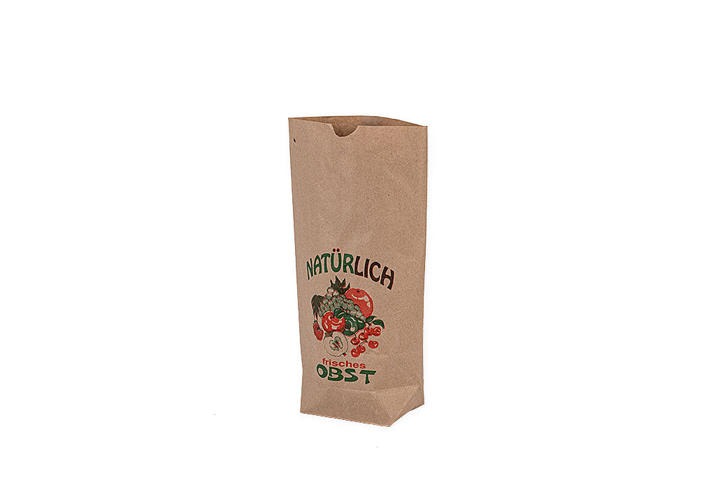 Bodenbeutel, Motiv Obst, reißfest bis ca. 2,5 Kg, Typ 219, 22 x 37 cm