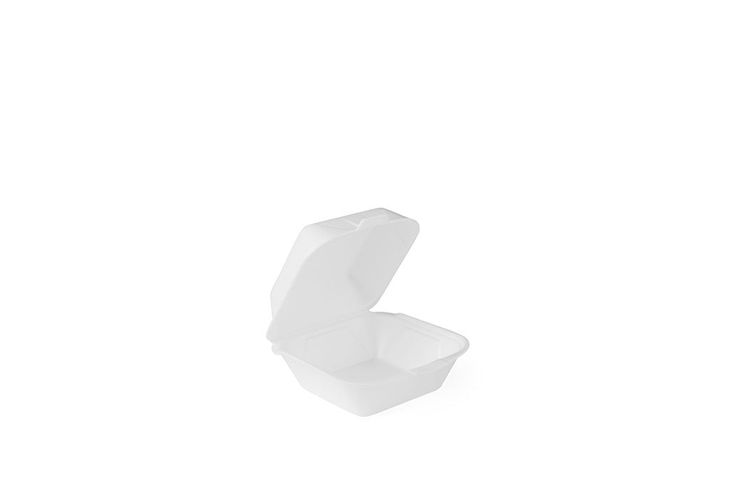 Hamburger-Box groß, IP 6, unlaminiert, weiß, 15 x 16 x 8 cm