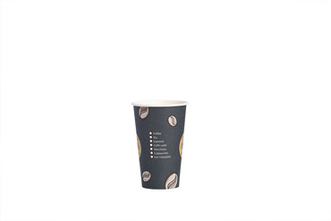 Kaffeebecher, Coffee to go Becher, Pappbecher, SLIM, "Topline", Inhalt markierbar, 300ml, 12oz, ⌀80mm