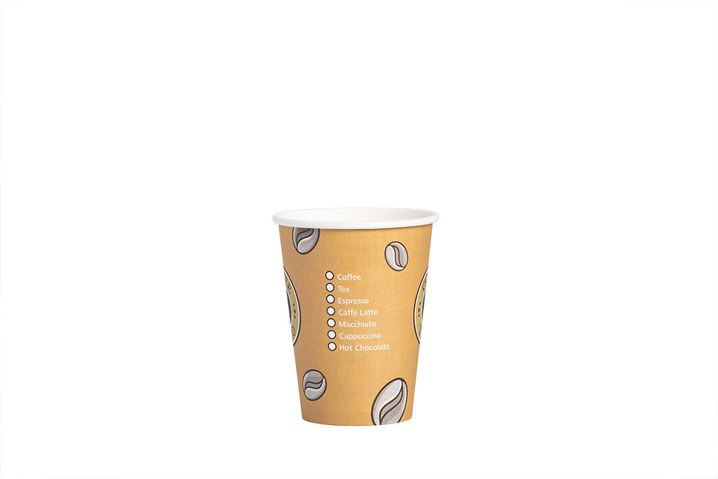 Kaffeebecher, Coffee to go Becher, Pappbecher, "Topline", Inhalt markierbar, 300ml, 12oz, ⌀90mm