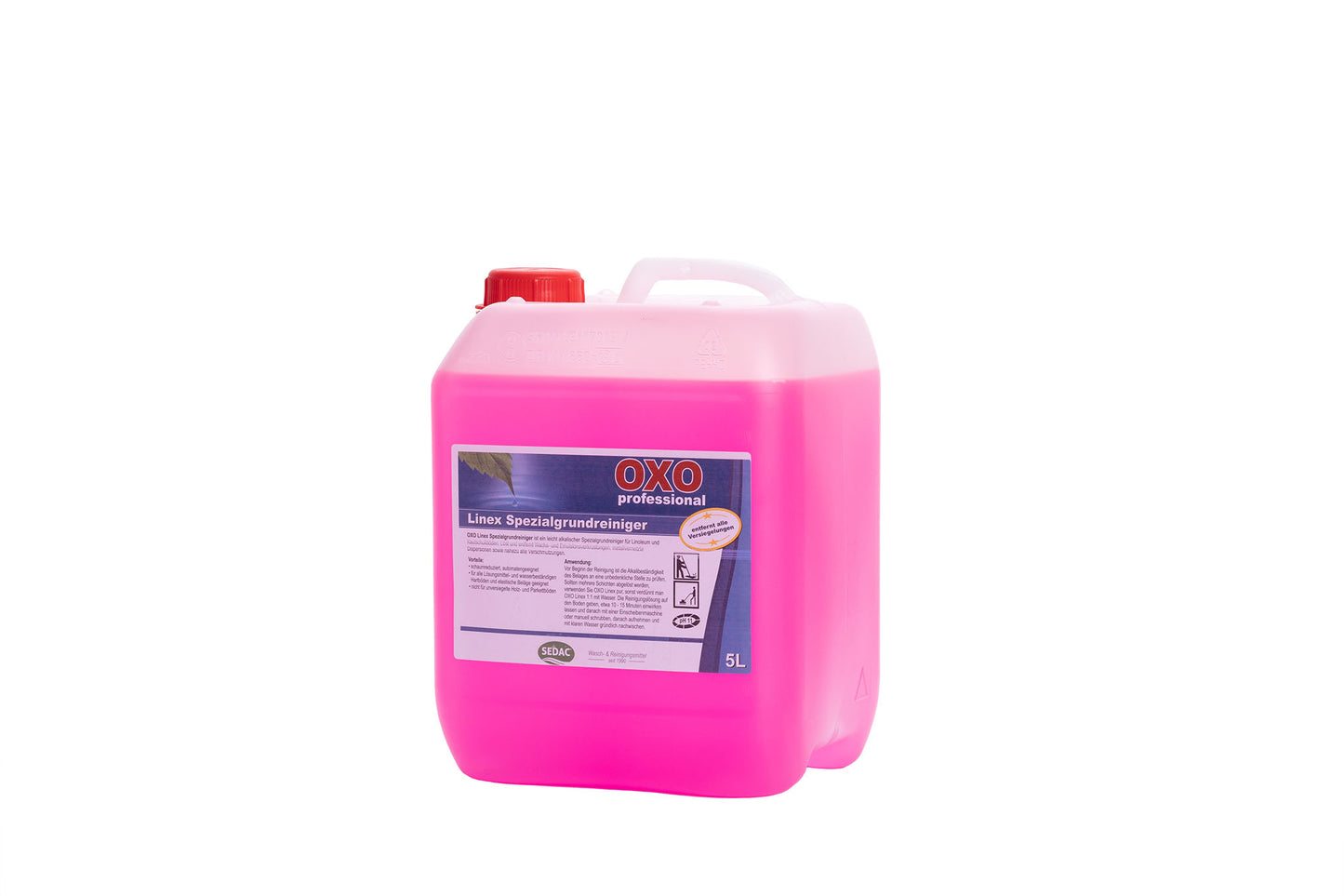 OXO Professional, Linex Spezialgrundreiniger für Linoleum- und Kautschukböden, 5L