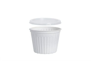 Airpac SOUP'S, Suppen Schale aus Kunststoff, 500 ml, weiß, Microwellengeeignet, Tiefe 85 mm, ⌀115 mm