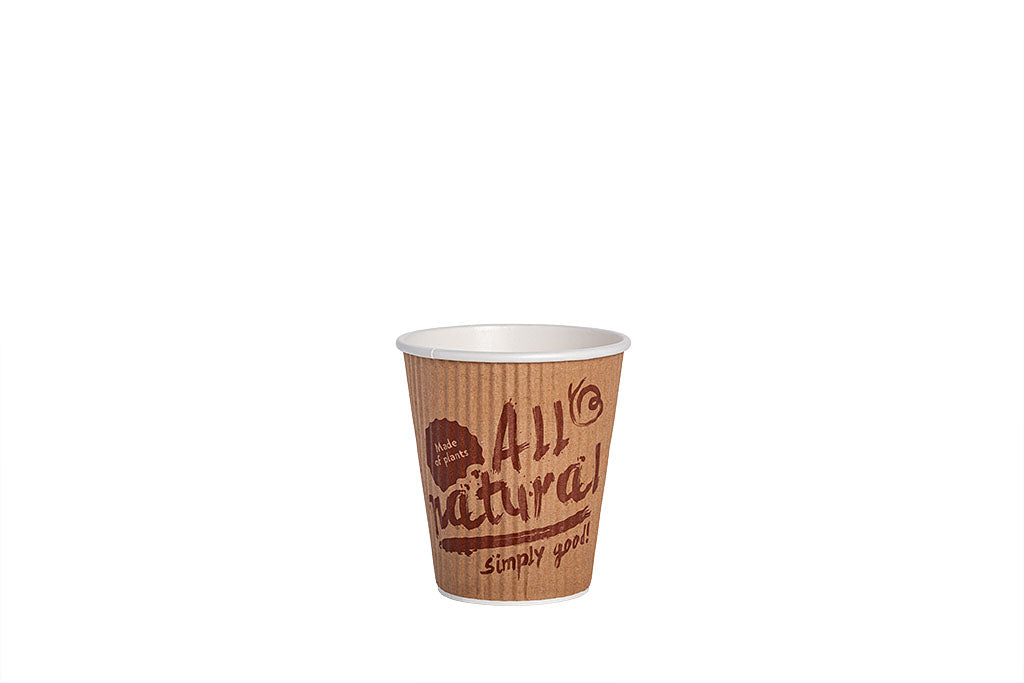 Bio Kaffeebecher, Coffee to go Becher, Rifflecup, "All natural", 300ml, 12oz, ⌀90mm