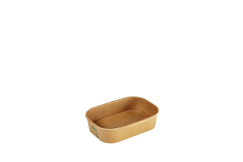 Bio Pak Brick Box, Größe M, ungeteilt, braun, FSC™ zertifizierter Karton, 500 ml, 171 x 120 x 43 mm