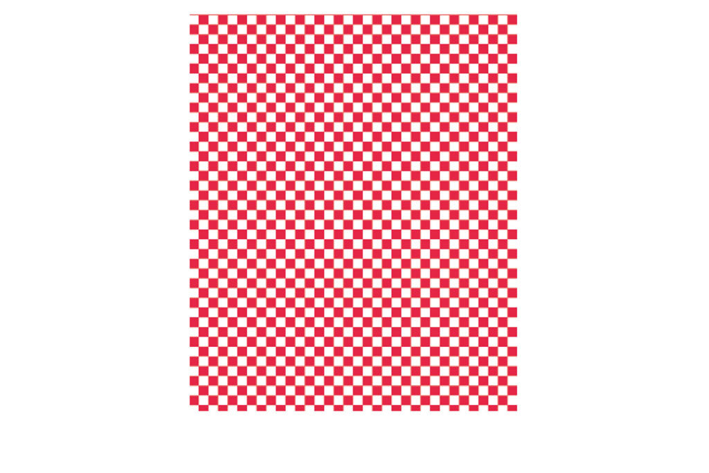 Burgerpapier, Einschlagpapier, rot/weiß kariert, FSC Zertifiziert, 35g/m², 31 x 38 cm