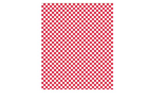 Burgerpapier, Einschlagpapier, rot/weiß kariert, FSC Zertifiziert, 35g/m², 31 x 38 cm