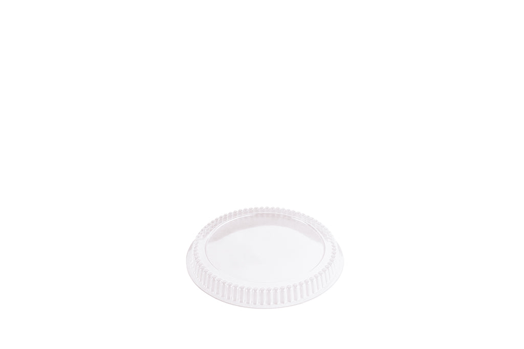 Deckel, PVC-Deckel für Alu-Menüschale, transparent, Ø181 mm, Höhe 40mm, Typ C801L