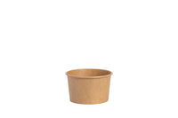 Eisbecher, "naturesse", FSC-zertifiziert, unbedruckt, braun, 180 ml, Höhe 52 mm, Ø 85 mm