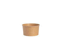 Eisbecher, "naturesse", FSC-zertifiziert, unbedruckt, braun, 240 ml, Höhe 52 mm, Ø 96 mm