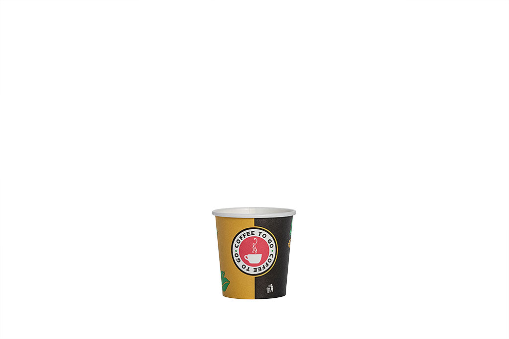 Espressobecher, Kaffeebecher, Coffee to go Becher, Pappbecher, "CtG", 100ml, 4oz