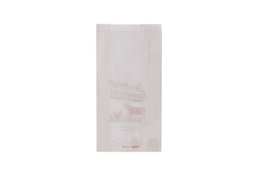 Faltenbeutel Metzgerei, Fleischerei, weiß, bedruckt, Typ 426, 20 + 7 x 32 cm