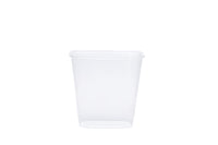 Feinkostbecher inkl. Deckel, transparent, 500 ml, Rechteckig, 10,5 x 8 x 10,5 cm