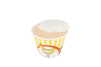 Hähncheneimer + Deckel, Chicken Bucket, bedruckt, Karton, 4500 ml, 16 x 16,8 cm Ø21,6 cm