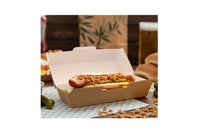 Hot Dog Box, Kraftpapier, braun, FSC Zertifiziert, 23,2 x 9 x 6,3 cm