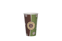 Kaffeebecher, Coffee to go Becher, Pappbecher, "Topline", Inhalt markierbar, 400ml, 16oz, ⌀90mm