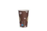 Kaffeebecher, Coffee to go Becher, Pappbecher, "Topline", Inhalt markierbar, 400ml, 16oz, ⌀90mm