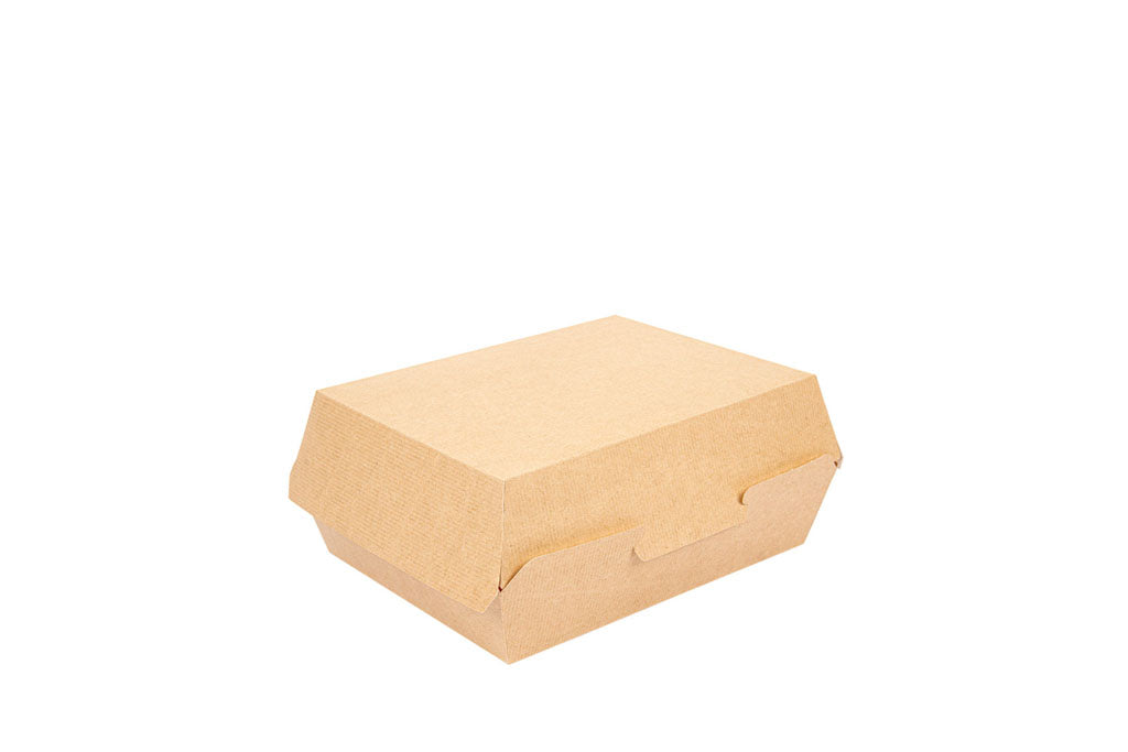 Lunch Box, Kraftpapier, braun, FSC Zertifiziert, 22,5 x 17 x 8,5 cm