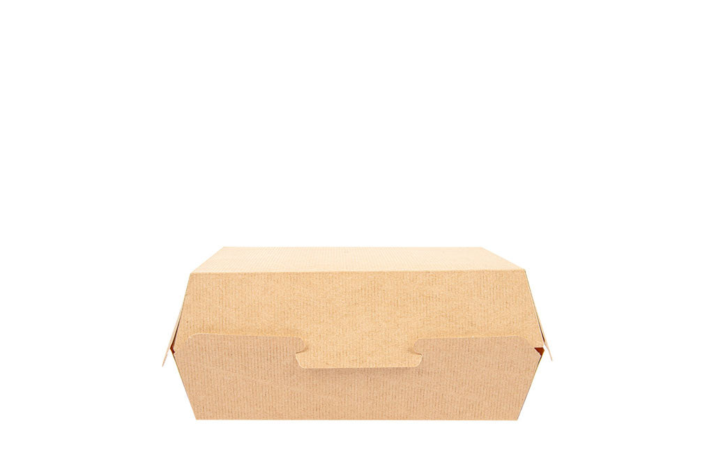 Lunch Box, Kraftpapier, braun, FSC Zertifiziert, 22,5 x 17 x 8,5 cm