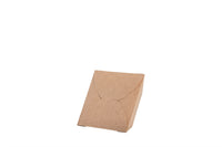 Lunchbox, Snackbox, "All Natural", Kraft-Papier, braun, ohne Kunststoff, fettdicht, 1000ml, 95 x 95 x 70 mm