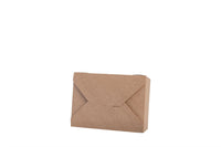 Lunchbox, Snackbox, "All Natural", Kraft-Papier, braun, ohne Kunststoff, fettdicht, 1600ml, 200 x 140 x 65 mm